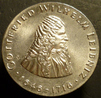 Germania Orientale - DDR - 20 Mark 1966 - 250° Morte Gottfried Wilhelm Leibniz - KM# 16.1 - 5 Marchi