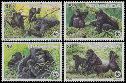 1227/1230** - Gorilles Des Montagnes / Berggorilla's / Berg Gorillas / Mountain Gorillas - III - WWF - BUZIN - Gorilas
