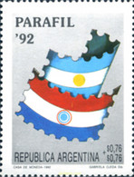 243131 MNH ARGENTINA 1992 EXPOSICION FILATELICA - PARAFIL-92 - Usati