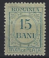 Romania 1911  Postage Due (o) Mi.34 - Postage Due