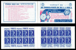 N°1011B-C14, Série 16-58, HORLOGERIE DU DOUBS Et EU, Timbre Sur Papier Azurant, TB  Qualité: ** - Antiguos: 1906-1965