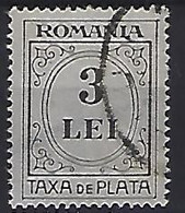 Romania 1920-26  Postage Due (o) Mi.60x - Port Dû (Taxe)