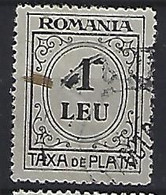 Romania 1920-26  Postage Due (o) Mi.58y - Impuestos