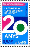 245658 MNH ANDORRA. Admón Francesa 2010 20º ANIVERSARIO DE LA CONVENCION DE LOS DERECHOS DE LOS NIÑOS - Colecciones