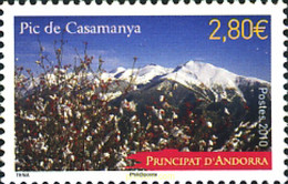 245661 MNH ANDORRA. Admón Francesa 2010 MONTAÑISMO-PICO DE CASAMANYA - Verzamelingen