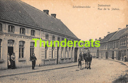 CPA SCHELDEWINDEKE STATIESTRAAT - Oosterzele