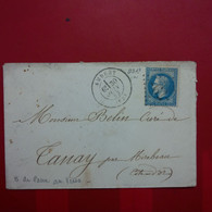 LETTRE AMBERT POUR TANAY - 1863-1870 Napoleone III Con Gli Allori