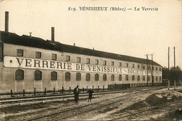 Vénissieux * La Verrerie * Société Ouvrière * Ligne Chemin De Fer * Usine Industrie - Vénissieux