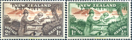 248811 MNH NUEVA ZELANDA 1946 EN PROVECHO DE LAS OBRAS PARA LA INFANCIA - Variétés Et Curiosités