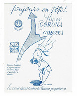 Buvard Cahier Copies CORONA Super Corona Trois épis JUDO Judokat - Papeterie