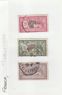 1925 Yt 206 / 207 / 208 Obl Côte 68 Euros - Oblitérés
