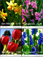250100 MNH SAN MARINO 2010 FLORES - Used Stamps
