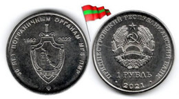 Transnistria - 1 Rouble 2021 (30 Years Of Border Authorities - UNC) - Moldawien (Moldau)