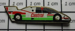 810e Pin's Pins / Beau Et Rare / AUTOMOBILES / VOITURE ENDURANCE CASTROL Pas Fidel ! 24H DU MANS - Rallye