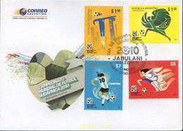 256698 MNH ARGENTINA 2010 COPA DEL MUNDO DE FUTBOL 2010 EN SUDAFRICA - Oblitérés