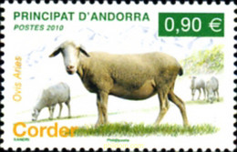 250523 MNH ANDORRA. Admón Francesa 2010 FAUNA - Colecciones