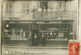 Rougemont * Carte Photo * Devanture Union Fraternelle Société Coopérative * Commerce Magasin - Andere & Zonder Classificatie