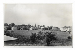 Real Photo Postcard, Essex, Colchester, Mersea Island, Cosway Caravan Site, 1966. - Colchester