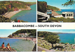 BABBACOMBE, TORQUAY, SOUTH DEVON, ENGLAND. Circa 1978 USED POSTCARD   Ty1 - Torquay