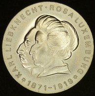 Germania Orientale - DDR - 20 Mark 1971 - 100° Nascita Di Karl Liebknecht E Rosa Luxemburg - KM# 32 - 5 Marchi