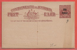 OISEAUX AUTRUCHES AUSTRALIE ENTIER POSTAL NEUF - Straussen- Und Laufvögel