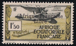 A.E.F. Poste Aérienne N°14 - Neuf * Avec Charnière - TB - Neufs