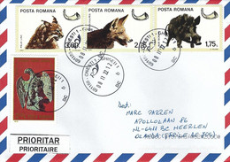 Romania 2022 Onesti Eurasian Lynx Lynx Lynx Fox Boar Eagle Cover - Felini