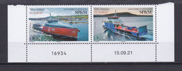 SAINT PIERRE ET MIQUELON 2021 TIMBRE N°1272/73 NEUF** BATEAUX - Unused Stamps