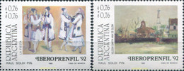 255025 MNH ARGENTINA 1992 EXPOSICION FILATELICA "IBEROPRENFIL·92" - Used Stamps