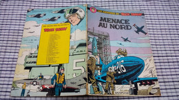 LES AVENTURES DE BUCK DANNY  T16  " Menace Au Nord "   1976  DUPUIS   BD SOUPLE  BE - Buck Danny