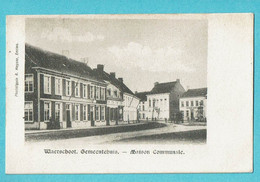 * Waarschoot - Waerschoot (Oost Vlaanderen) * (Phototypie R. Heysse) Gemeentehuis, Maison Communale, TOP, Rare - Waarschoot