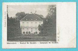 * Waarschoot - Waerschoot (Oost Vlaanderen) * (Phototypie R. Heysse) Kasteel De Saegher, Chateau, Castle, Schloss - Waarschoot