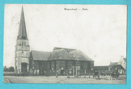 * Waarschoot - Waerschoot (Oost Vlaanderen) * (Uitg V. De Craene, Nr 14232) Kerk, église, Church, Cimetière Animée - Waarschoot