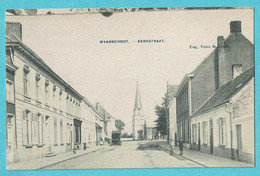 * Waarschoot - Waerschoot (Oost Vlaanderen) * (Uitg Victor De Craene) Kerkstraat, Rue De L'église, Animée, Old, Rare - Waarschoot