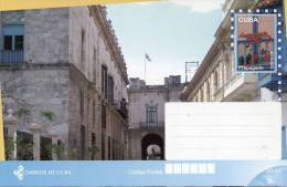 Lote TP32-8,  Cuba, 2011, Entero Postal, Postal Stationary, Habana Vieja. Arquitectura. Flor, Flower - Cartoline Maximum