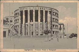 AGRIGENTO - PALAZZO POSTE E TELEGRAFI - EDIZ. VITELLARO - SPEDITA - 1930s (12753) - Agrigento