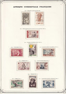 A.O.F.  Collection Vendue Page Par Page - Neuf * Avec Charnière / Oblitérés - TB - Unused Stamps