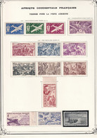 A.O.F.  Collection Vendue Page Par Page - Neuf * Avec Charnière / Oblitérés - TB - Unused Stamps