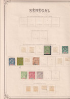 Sénégal  Collection Vendue Page Par Page - Neuf * Avec Charnière / Oblitérés - B/TB - Unused Stamps