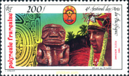 257195 MNH POLINESIA FRANCESA 1985 4º FESTIVAL DE LAS ARTES DEL PACIFICO - Usati