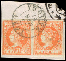 Zamora - Edi O 52 Pareja - Mat Fech. Tp.I "Toro" - Used Stamps