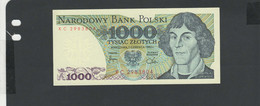 POLOGNE -  Billet 1000 Zlotys 1982 NEUF/UNC Pick-146c N° KC - Pologne