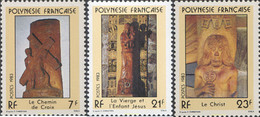 257446 MNH POLINESIA FRANCESA 1983 ESCULTURAS RELIGIOSAS - Oblitérés