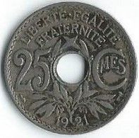 MM006 - FRANKRIJK - FRANCE - 25 CENTIMES 1921 - 25 Centimes