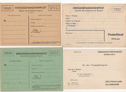 Lot De 63 Cartes Et Cartes-lettre Neuves Et Différentes De Correspondance De Prisonnier De Guerre - Guerre De 1939-45