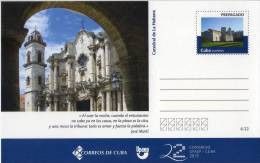 Lote TP6,  Cuba, 2013, Entero Postal, Postal Stationary, Upaep, Catedral De La Habana, Cathedral Post Card - Maximum Cards