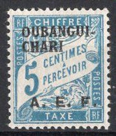 Oubangui Timbre-Taxe N°1* Neuf  Charnière TB Cote 2€00 - Neufs