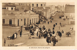 47728. Postal MELILLA. Vista Barrio Del Poligono. Etnica - Melilla