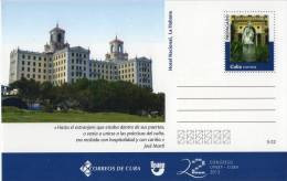 Lote TP3,  Cuba, 2013, Entero Postal, Postal Stationary, Upaep, Hotel Nacional, Post Card - Cartes-maximum