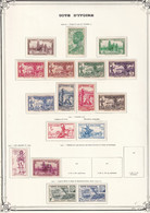 Côte D'Ivoire -  Collection Vendue Page Par Page - Neuf * Avec Charnière - TB - Unused Stamps